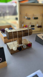 Sheep Floof Wool Bead Bracelet