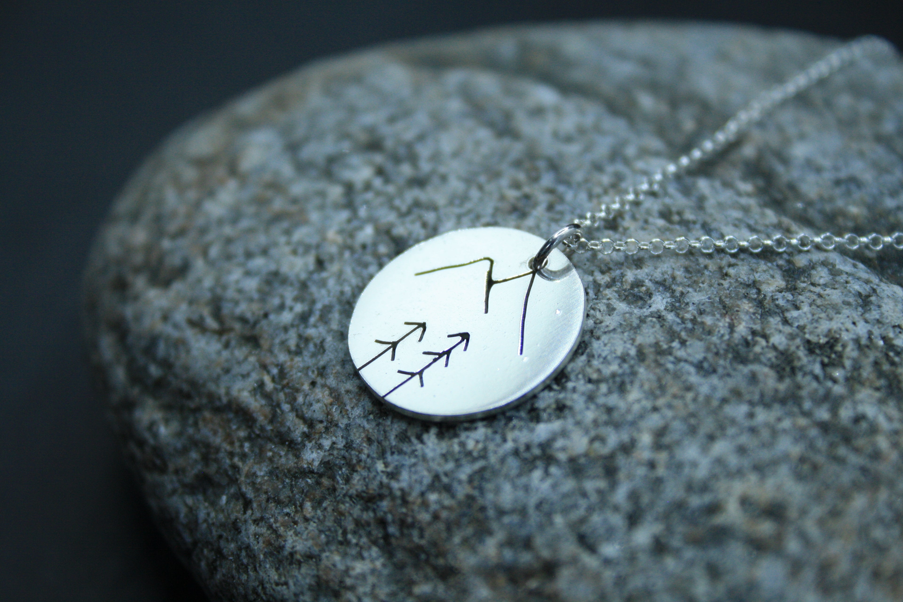 BEINN Mountain Scene Pendant