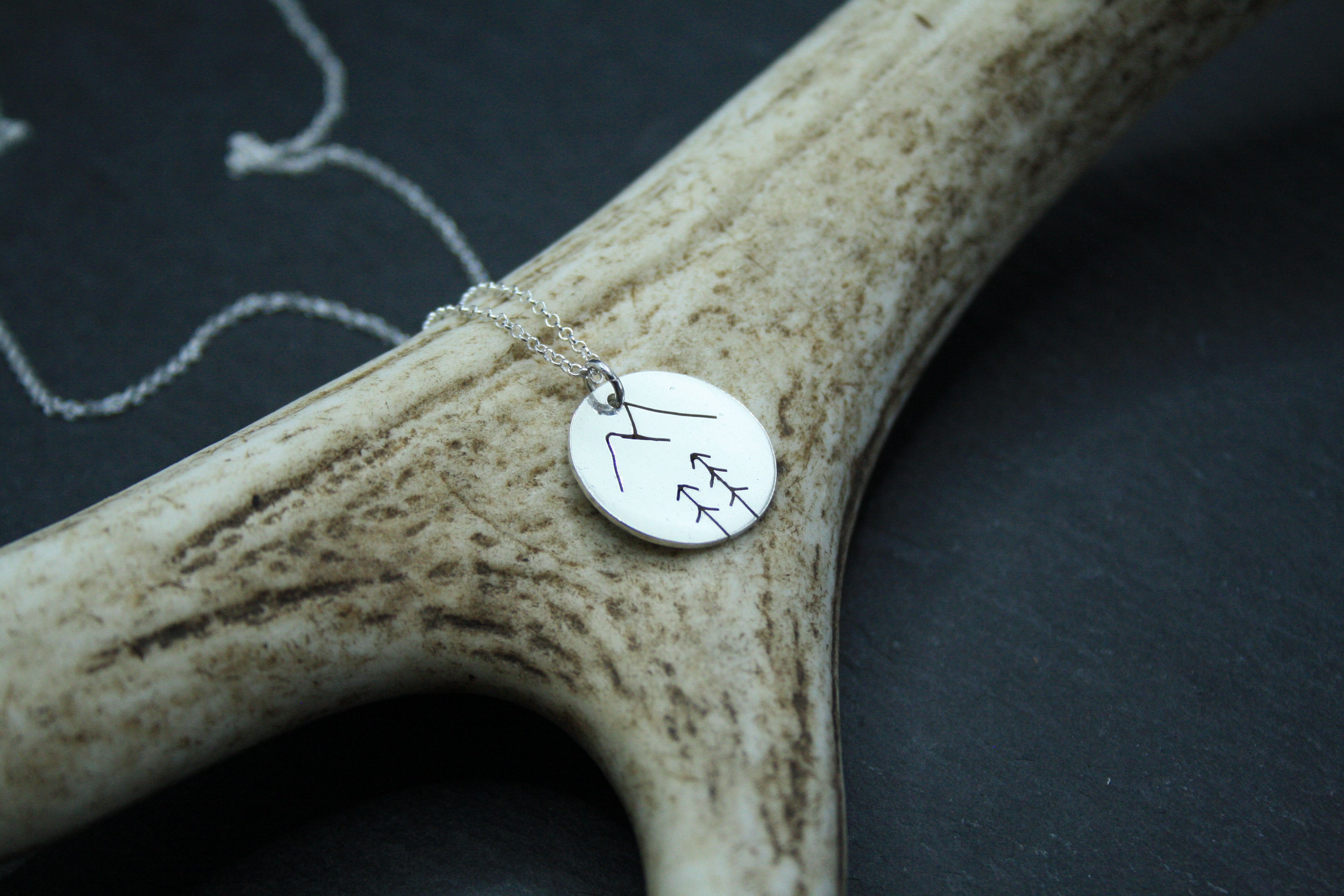 BEINN Mountain Scene Pendant