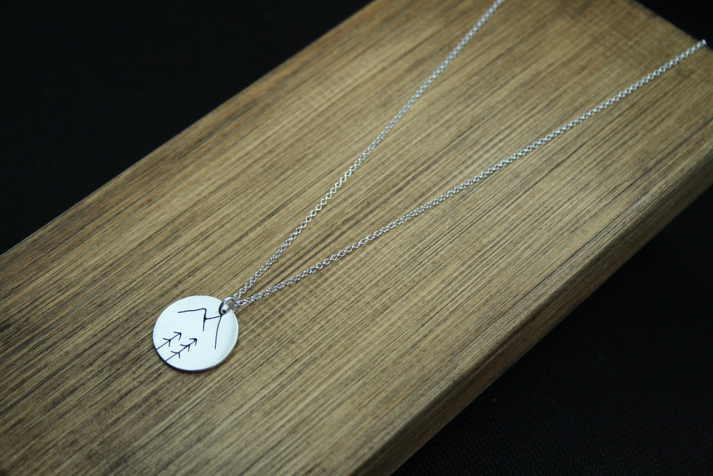 BEINN Mountain Scene Pendant