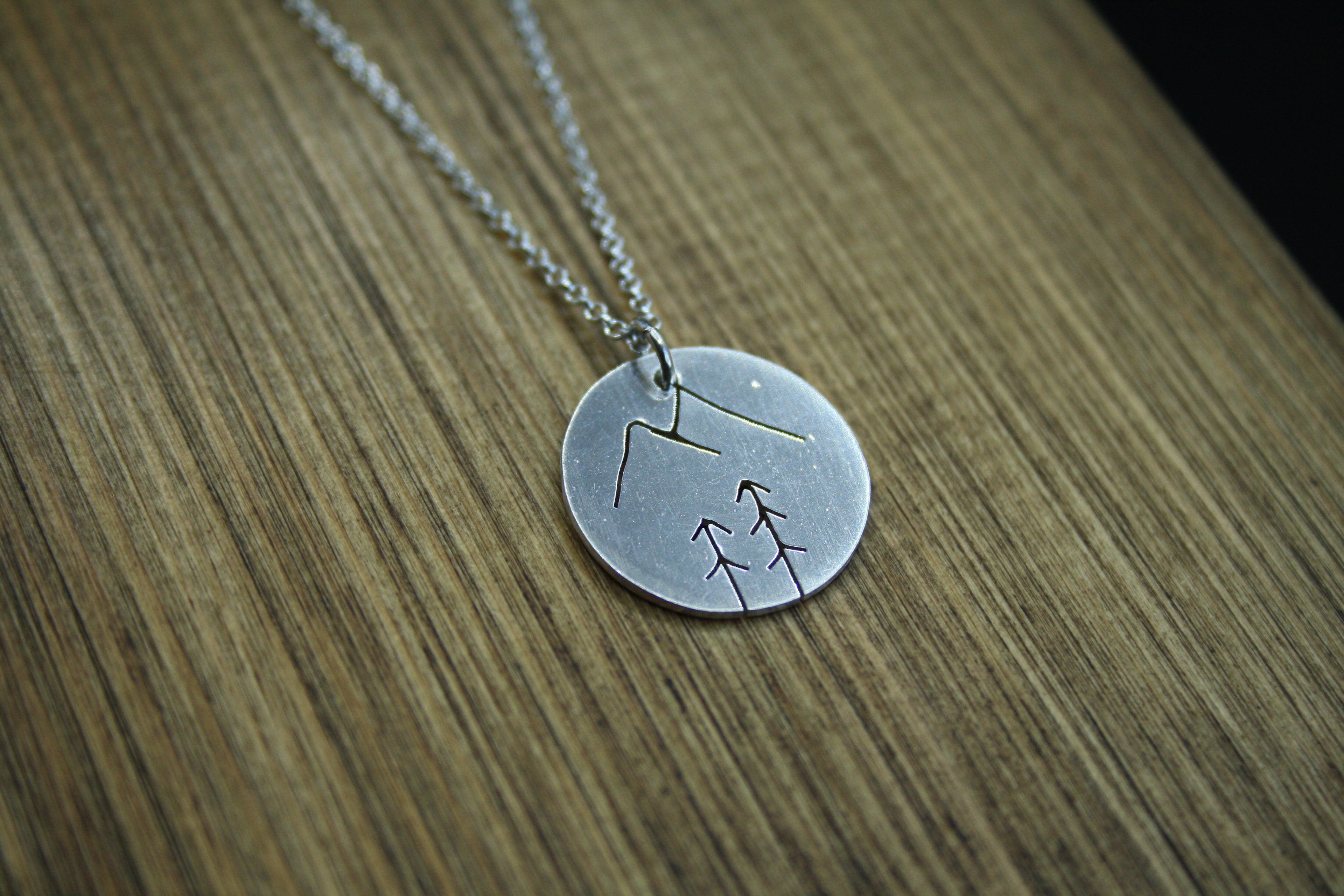 BEINN Mountain Scene Pendant