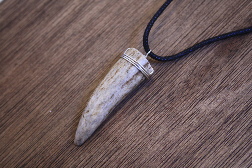 Deer Antler Tip Pendant