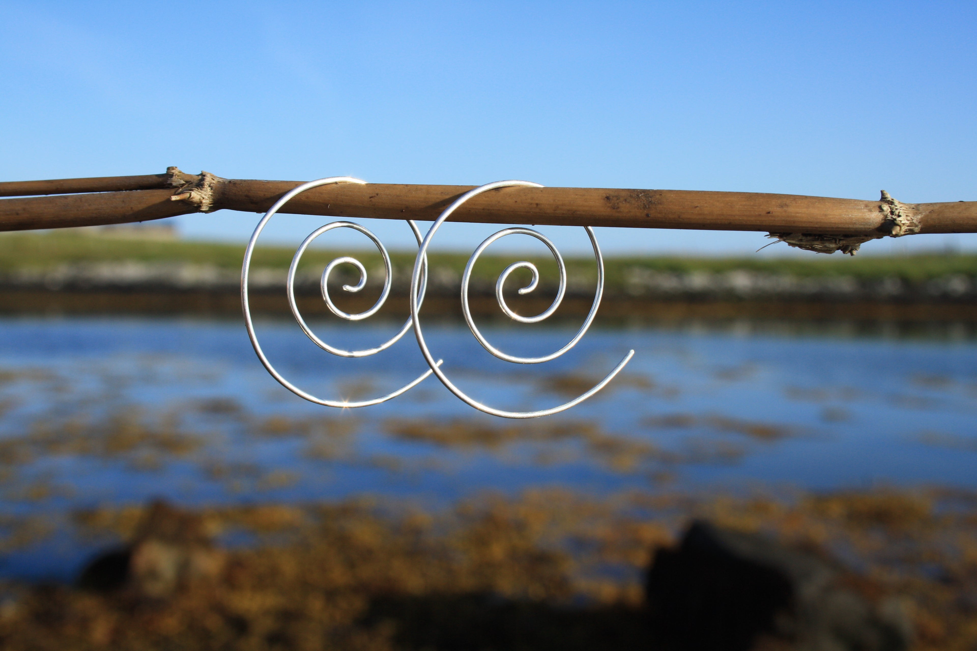 Delicate Swirl Earrings