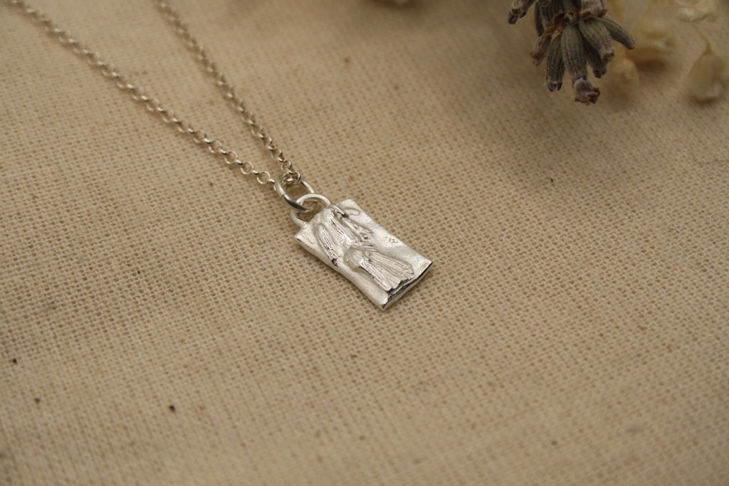Lavender Imprint Pendant