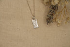 Lavender Imprint Pendant