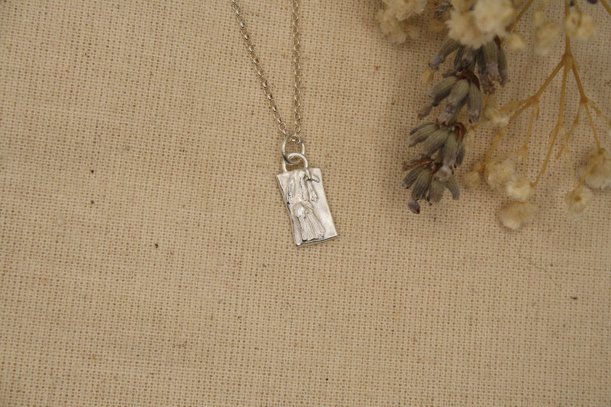 Lavender Imprint Pendant