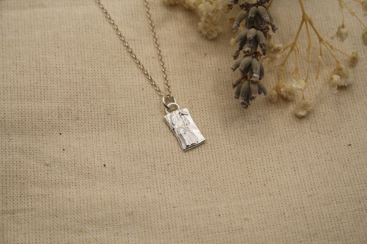 Lavender Imprint Pendant