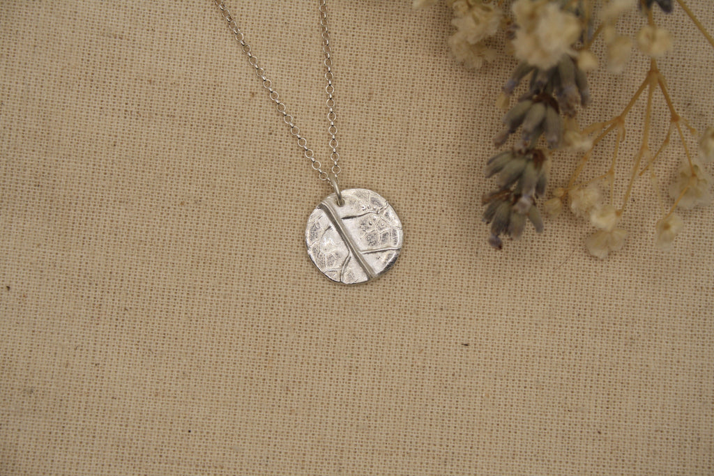 Leaf Imprint Pendant