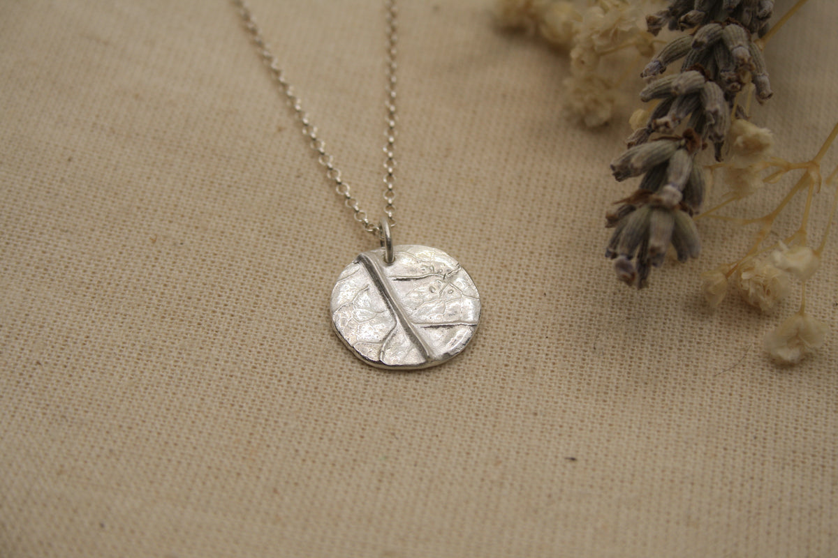 Leaf Imprint Pendant