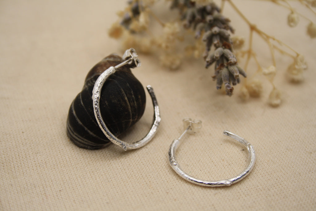 Twig Hoop Earrings