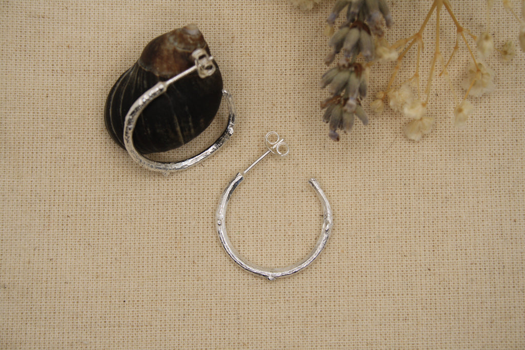 Twig Hoop Earrings