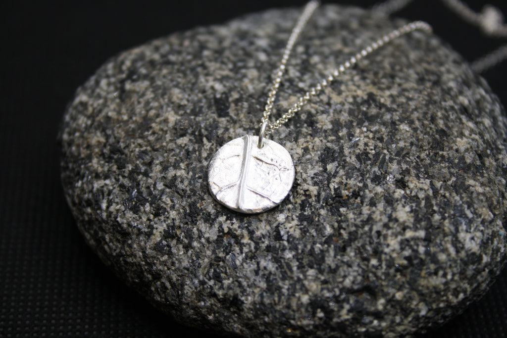 Leaf Imprint Pendant