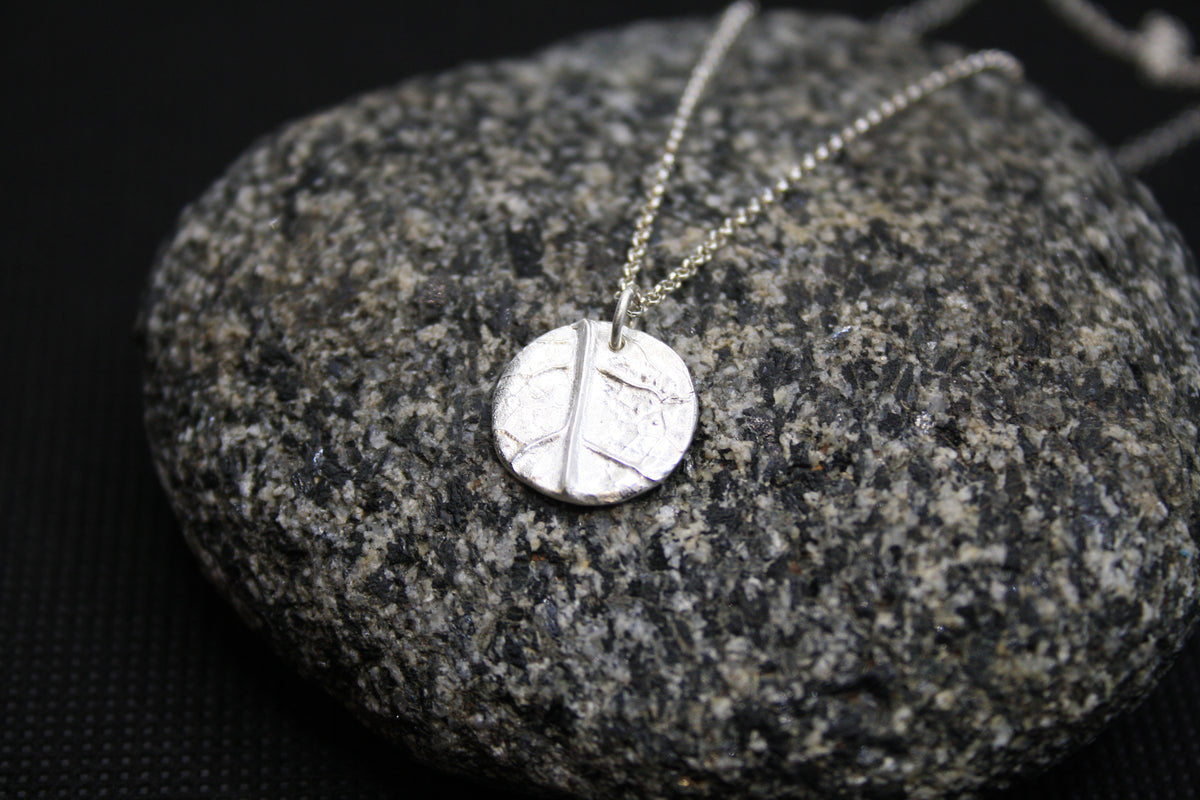 Leaf Imprint Pendant