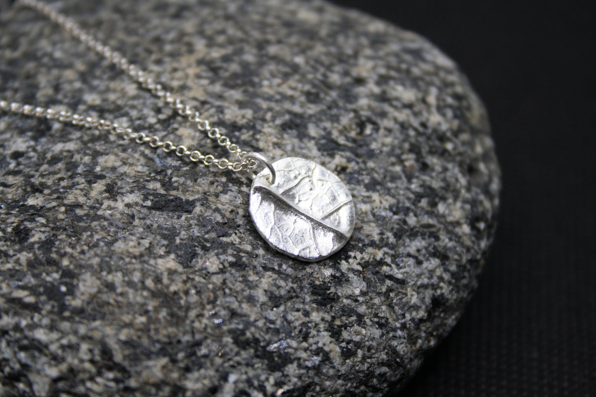 Leaf Imprint Pendant