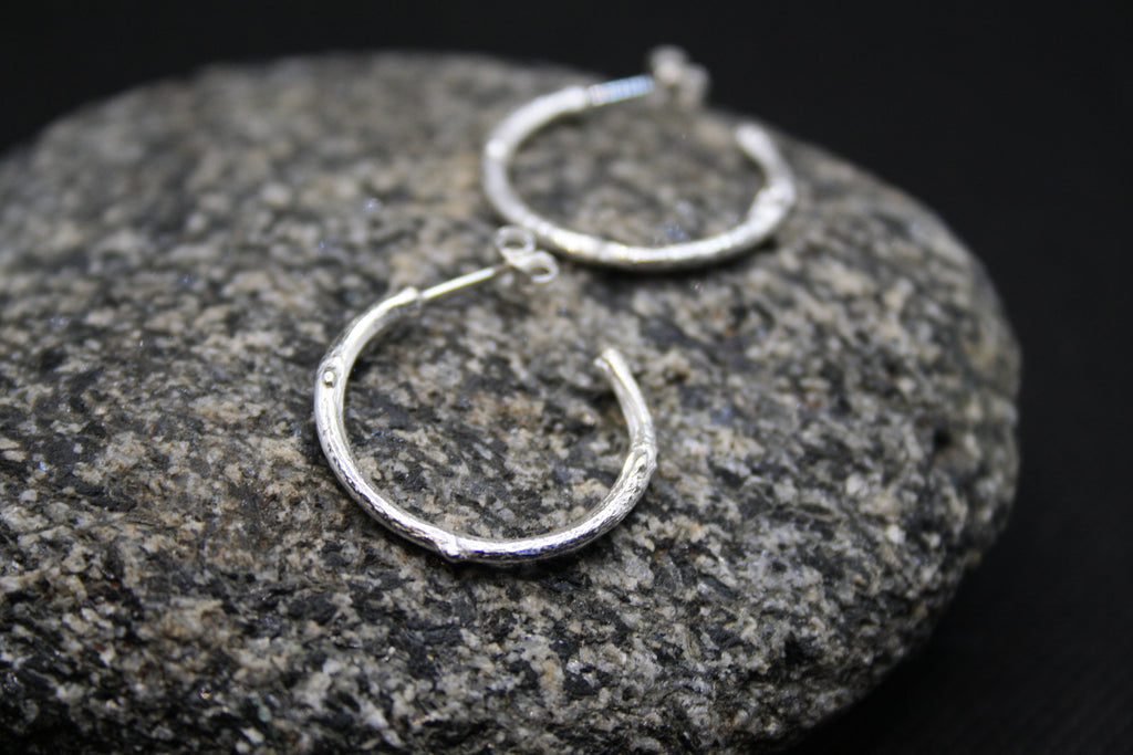 Twig Hoop Earrings