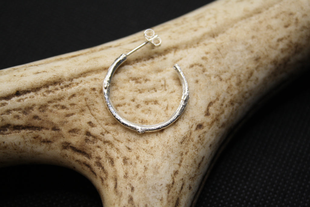Twig Hoop Earrings