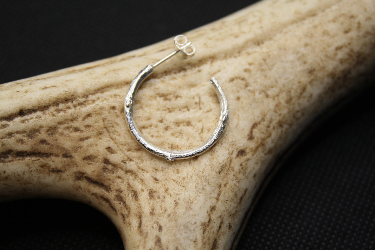 Twig Hoop Earrings