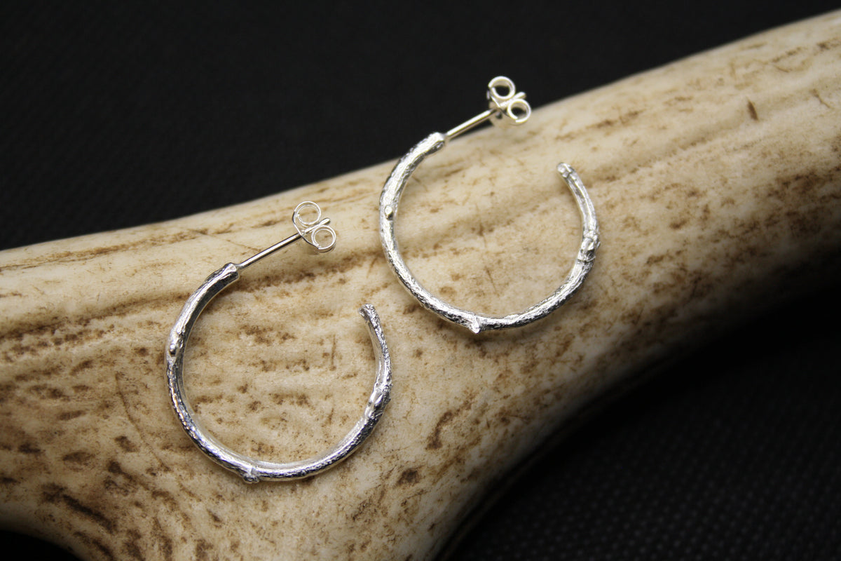 Twig Hoop Earrings