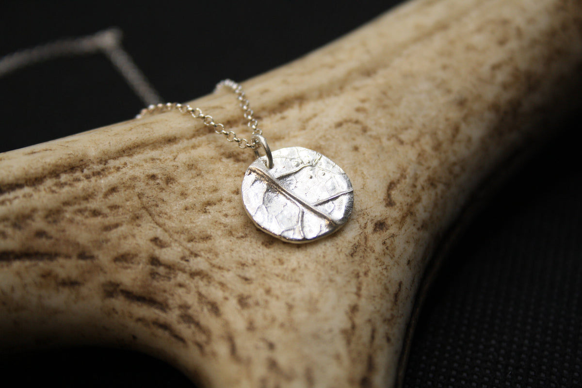 Leaf Imprint Pendant